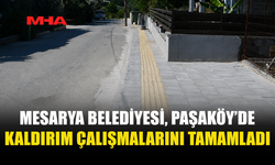 PAŞAKÖY’DE 500 METRELİK KALDIRIM PROJESİ BİTTİ