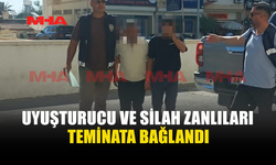 UY*ŞTURUCU VE SİLAH ZANLILARI TEMİNATLA SERBEST KALDI