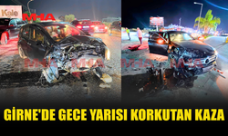 GİRNE'DE DİKKATSİZLİK KAZAYI BERABERİNDE GETİRDİ