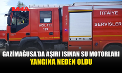 GAZİMAĞUSA'DA BİR APARTMANDA SU MOTORLARININ AŞIRI ISINMASI YANGINA NEDEN OLDU