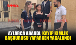 POLİSTEN KAÇTI, KİMLİK İŞLEMİNDE YAKAYI ELE VERDİ