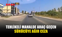 TRAFİĞİ TEHLİKEYE ATTI, POLİS KISA SÜREDE BULDU