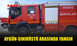 AYGÜN-SINIRÜSTÜ ARASINDA YANGIN MEYDANA GELDİ