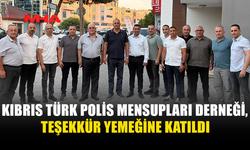 POLİS ÖRGÜTÜ YASASI İÇİN EMEK VERENLERE TEŞEKKÜR