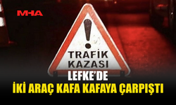 LEFKE'DE ALKOLLÜ SÜRÜCÜ KAZA YAPTI