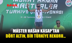 HASAN KASAP’TAN TARİHİ BAŞARI: TÜRKİYE REKORU KIRDI