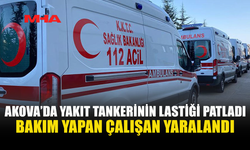 AKOVA'DA İŞ KAZASI: 1 KİŞİ YARALANDI