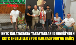 KKTC GALATASARAY TARAFTARLARI DERNEĞİ’NDEN 100 BİN TL’LİK ANLAMLI BAĞIŞ