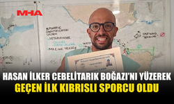İLK KEZ BİR KIBRISLI CEBELİTARIK BOĞAZI’NI YÜZEREK GEÇTİ