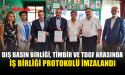 DIŞ BASIN BİRLİĞİ, TİMBİR VE TDGF'DEN GÜÇ BİRLİĞİ