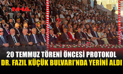20 TEMMUZ RESMİ GEÇİDİ ÖNCESİ ÖNEMLİ İSİMLER AYNI TÖRENDE BULUŞTU