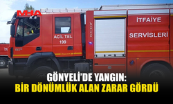 GÖNYELİ'DE ÇIKAN YANGIN MADDİ HASARA YOL AÇTI