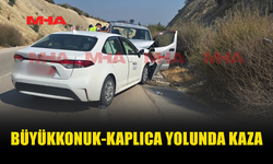 BÜYÜKKONUK-KAPLICA YOLUNDA TRAFİK KAZASI