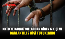 DİPKARPAZ’DA 6 KAÇAK GÖÇMEN VE ONLARA YARDIM EDEN 2 ZANLI YAKALANDI