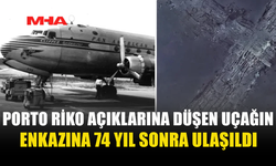 1952'DE DÜŞEN UÇAĞIN ENKAZI 74 YIL SONRA BULUNDU