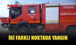 PEŞ PEŞE YANGINLAR: ARAÇ VE TARIM ARAZİSİ ALEVLERE TESLİM OLDU