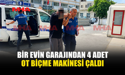 GARJDAN 4 OT BİÇME MAKİNESİ ÇALDIĞI İDDİA EDİLDİ