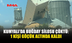 KUMYALI’DA BUĞDAY SİLOSU ÇÖKTÜ: 1 KİŞİ ALTINDA KALDI