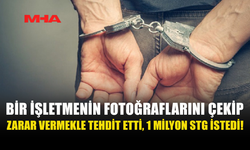 İŞLETME SAHİBİNE VE AİLESİNE ZARAR VERME TEHDİDİ YAPAN ŞAHIS TUTUKLANDI
