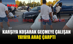 İSKELE MAKENZİ'DE YAYAYA ARAÇ ÇARPTI
