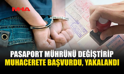 SAHTE MUHACERET MÜHRÜYLE İŞLEM YAPMAYA ÇALIŞTI