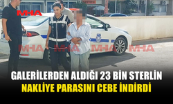 23 BİN STERLİNLİK NAKLİYE PARASINI CEBE İNDİRDİ