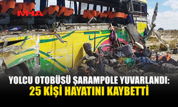 CEZAYİR'DE OTOBÜS DEVRİLDİ, CAN PAZARI YAŞANDI
