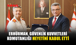 ERHÜRMAN, GKK KOMUTANI TÜMGENERAL GÖRGÜLÜ VE BERABERİNDEKİ HEYETİ KABUL ETTİ