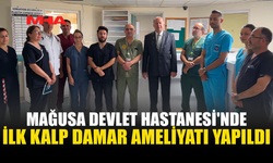 DİNÇYÜREK: “MAĞUSA DEVLET HASTANESİ'NDE İLK KALP DAMAR CERRAHİSİ AMELİYATI BAŞARIYLA GERÇEKLEŞTİRİLDİ”