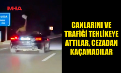 TRAFİKTE TEHLİKELİ GÖSTERİYE POLİS GEÇİT VERMEDİ