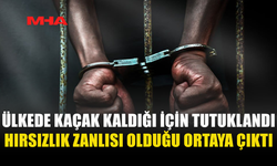 ÜLKEDE KAÇAK KALDIĞI İÇİN YAKALANDI‚ EV BASKINI ŞÜPHELİSİ ÇIKTI