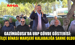 UBP GAZİMAĞUSA’DA GÖVDE GÖSTERİSİ YAPTI