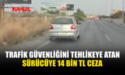 POLİS: “SÜRÜŞ GÜVENLİĞİNİ TEHLİKEYE ATAN ARAÇ SÜRÜCÜSÜ RAPOR EDİLDİ”