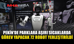 ÇİN'DE PARKLARDA ROBOT ÇALIŞANLAR İŞBAŞI YAPTI