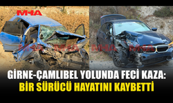 GİRNE-ÇAMLIBEL YOLUNDA FECİ KAZA