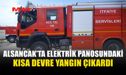 ALSANCAK’TA KISA DEVRE SONUCU YANGIN ÇIKTI