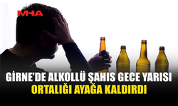 ALKOLÜ FAZLA KAÇIRDI, ECEVİT CADDESİ’NDE BAĞIRIP ÇAĞIRDI