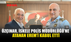 ÖZÇINAR, İSKELE POLİS MÜDÜRÜ EREM’İ KABUL ETTİ