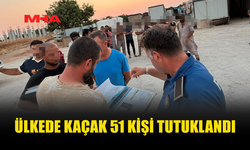 KKTC'DE KAÇAK YAŞAYAN 51 KİŞİ TUTUKLANDI