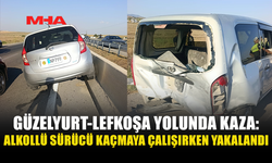 ALKOLLÜ SÜRÜCÜ KAZADAN SONRA KAÇMAYA ÇALIŞTI, TUTUKLANDI