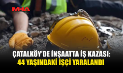 İNŞAATTA BOYA YAPIYORDU, 1.5 METRE YÜKSEKLİKTEN DÜŞTÜ
