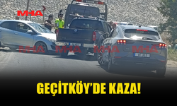 GEÇİTKÖY’DE KAZA: YOL GEÇİCİ OLARAK TRAFİĞE KAPATILDI