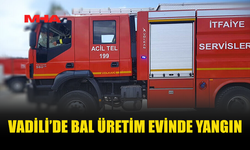 VADİLİ’DE BAL ÜRETİMİ YAPILAN KERPİÇ EV YANDI