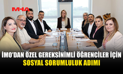 ÖZEL GEREKSİNİMLİ ÖĞRENCİLERİN EĞİTİM ORTAMLARININ İYİLEŞTİRİLMESİNE İMO’DAN DESTEK...