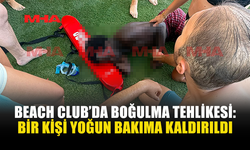 DENİZDE BOĞULMA TEHLİKESİ GEÇİRDİ, YOĞUN BAKIMA ALINDI