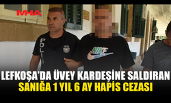 ÜVEY KARDEŞİNE SALDIRAN ŞAHISA 1 YIL 6 AY HAPİS