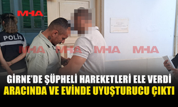 ŞÜPHELİ HAREKETLERİ ELE VERDİ: ÜZERİNDEN KOKAİN ÇIKTI