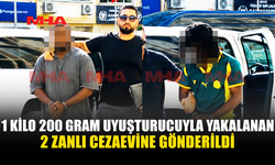 1 KG 200 GR HİNTKENEVİRİ İLE YAKALANAN ZANLILAR HAPSİ BOYLADI
