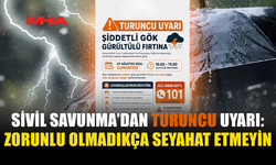 SİVİL SAVUNMA’DAN KRİTİK UYARI: SU BASKININA DİKKAT