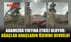 ADAMIZDA ŞİDDETLİ RÜZGAR ETKİLİ OLUYOR